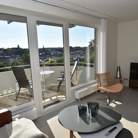 Fewo1846 - Foerdeview - Luxurioese Wohnung Mit 2 Schlafzimmern Und Balkon Mit Hafenblick Flensburg Exteriör bild